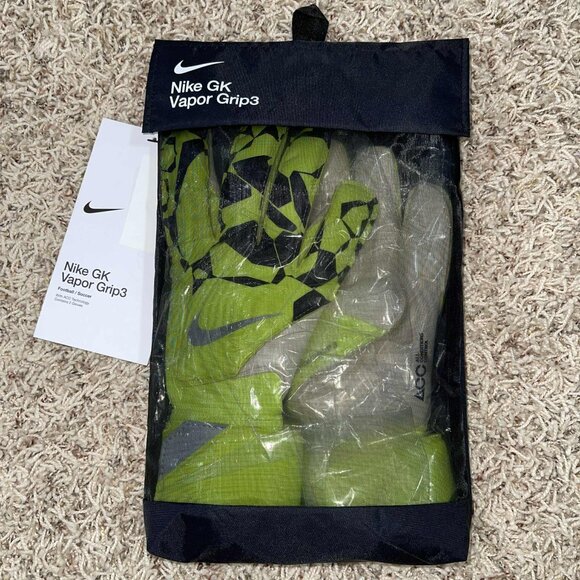Nike Adult Vapor Grip3 Goalkeeper Soccer Gloves HQ0304-702, Men’s Size 8 - Picture 1 of 8